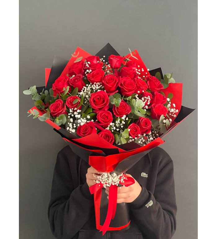 Kırmızı Gül Buketi