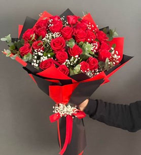 Kırmızı Gül Buketi