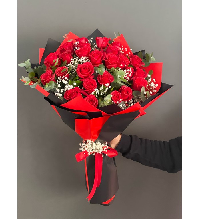 Kırmızı Gül Buketi