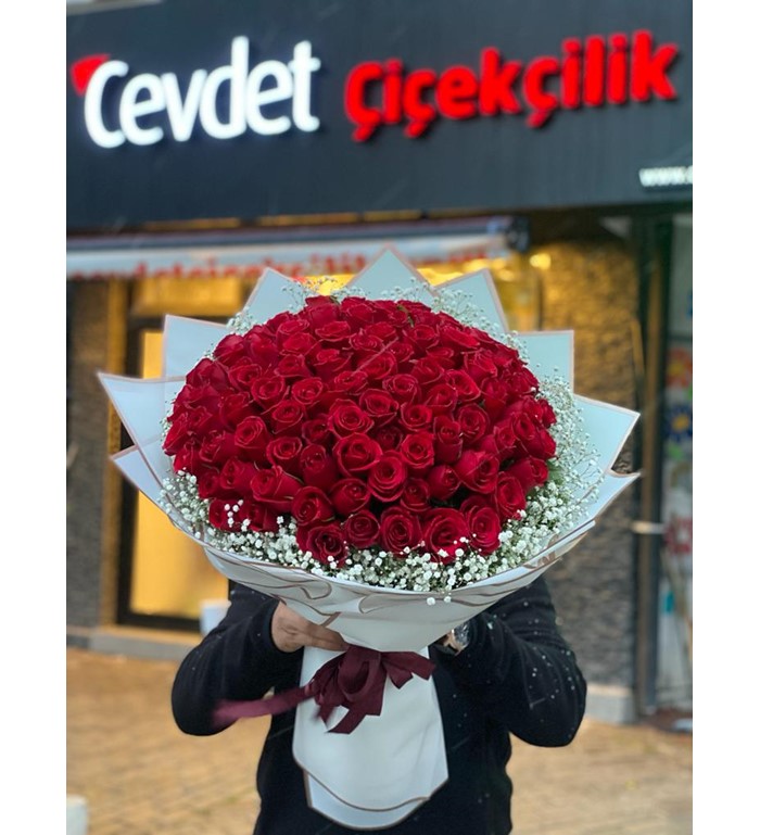 Kırmızı Gül 101 Adet