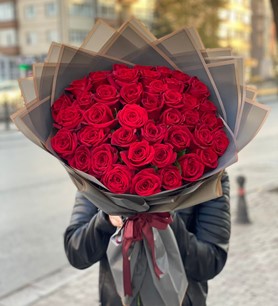 41 Adet Kırmızı Gül