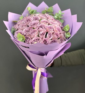 Lila Gül Buketi 30 Adet
