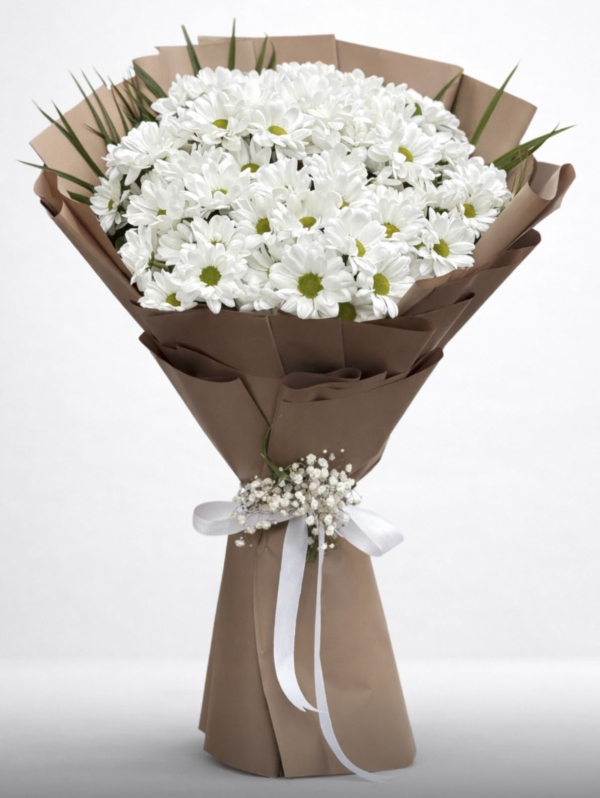 Beyaz Papatya Buketi